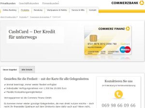 Commerzbank Rahmenkredit