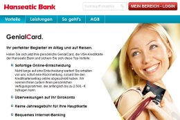 Hanseatic Bank Kreditkarte