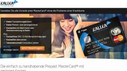 Kalixa Prepaid Kreditkarte