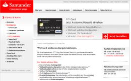 Santander Kreditkarte 1plus