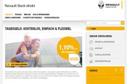 Renault Bank direkt Tagesgeldkonto